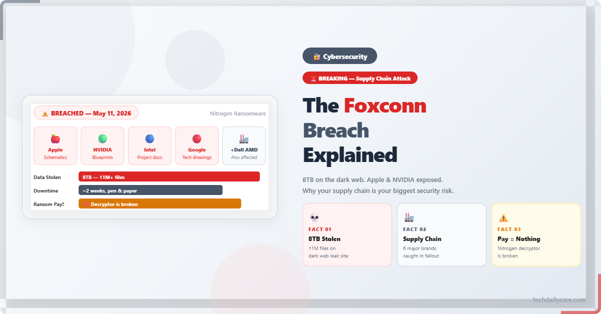 The Foxconn Breach: Why NVIDIA and Apple Are Quietly Panicking