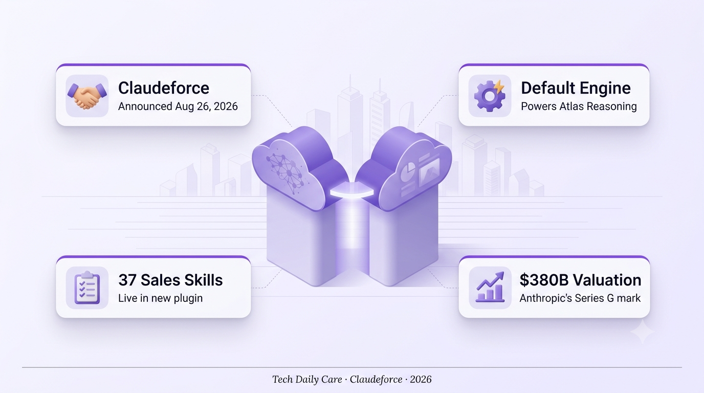 Claudeforce, Salesforce’s 37-Skill Bet on Anthropic’s Claude