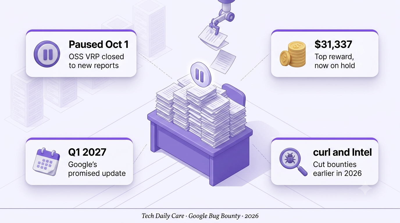 Google Bug Bounty Paused Into 2027 After AI Slop Flood